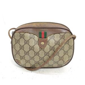 Gucci Beige and Brown Crossbody Bag